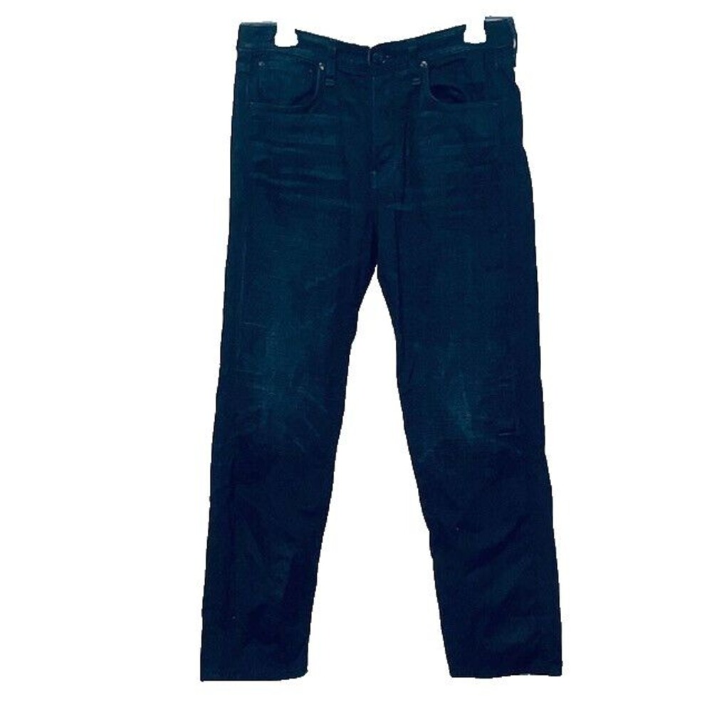Rag Bone Maya High Rise Ankle Slim Jeans Women Sz 28 Fits 30x26 Black Button Fly